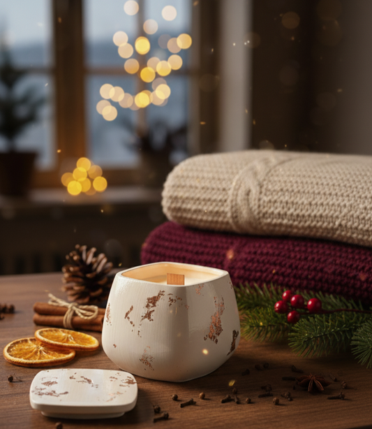 Scented Candle Soft Diamond  Golden Glow