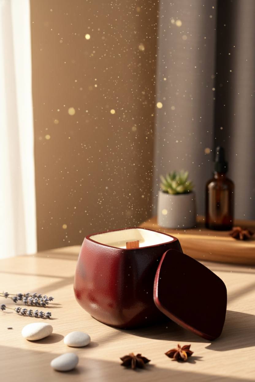 Ароматизована свічка Soft Diamond Maroon