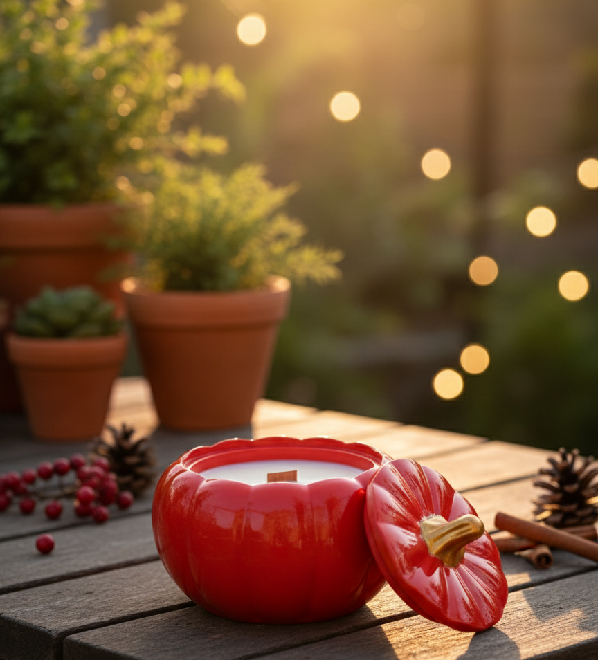 Ароматна свічка Таємниця червоного гарбуза