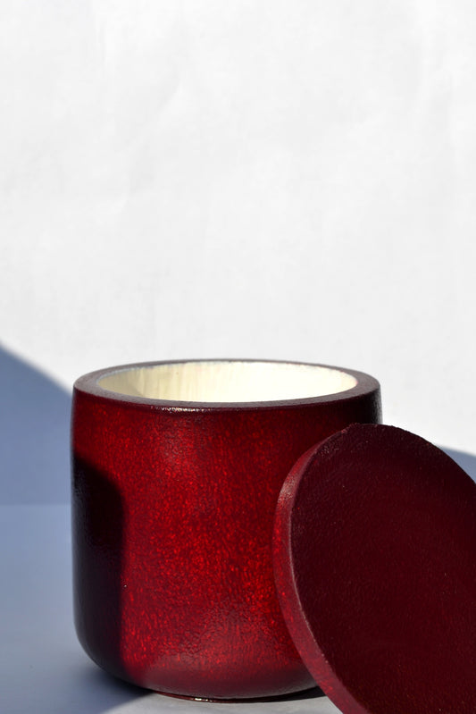Scented Candle Versa Pot Maroon