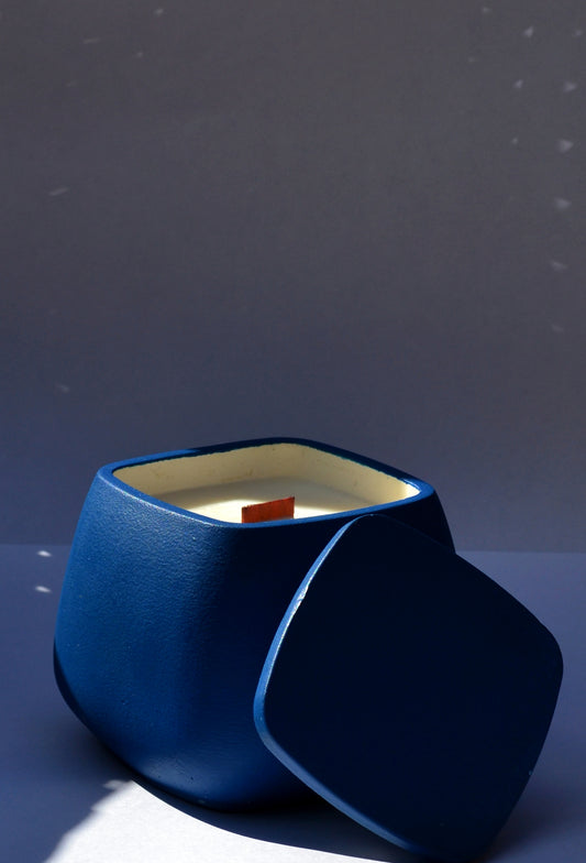 Scented Candle  Soft Diamond Chefchaouen Shade